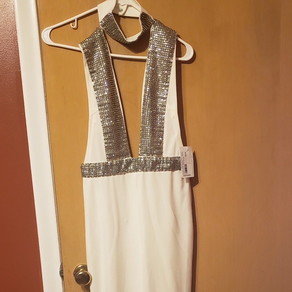 Diamond top one piece rumper